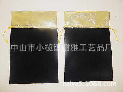 高端禮品金蔥絨布束口袋高檔金色logo飾品袋絨布袋佳基底植絨袋 - 高端禮品金蔥絨布束口袋高檔金色logo飾品袋絨布袋佳基底植絨袋廠家 - 高端禮品金蔥絨布束口袋高檔金色logo飾品袋絨布袋佳基底植絨袋價格 - 中山市小欖鎮耐雅工藝品廠 - 