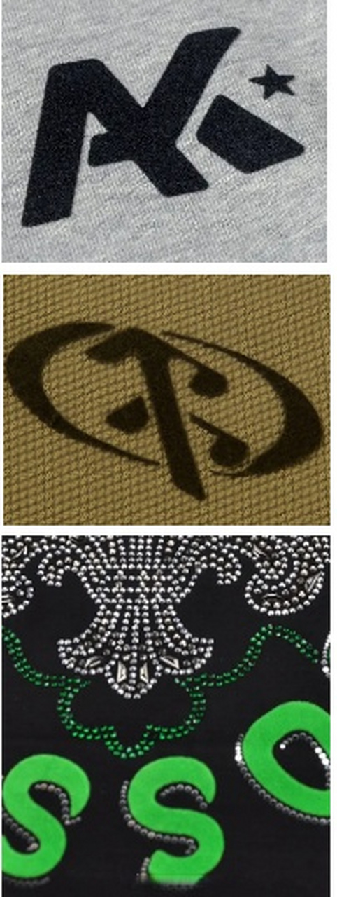 男裝商務質(zhì)感植絨工藝趨勢 植絨工藝對于各類圖形具有很強的適用性,矢